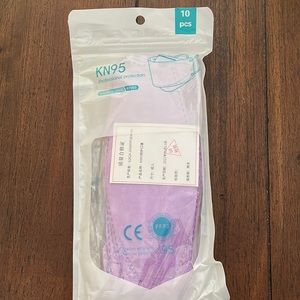 COPY - Kn95 purple masks-set of 10